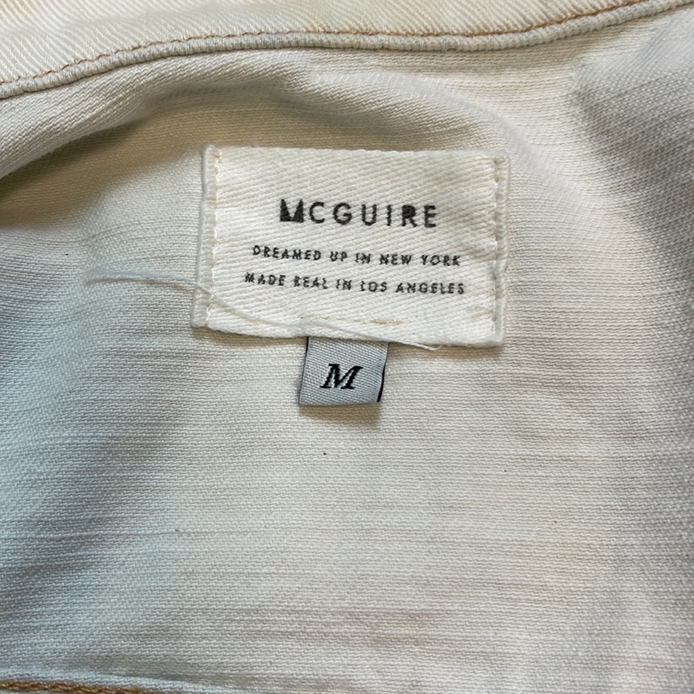 ANTHROPOLOGIE Mcguire Denim Distressed jacket - Picture 7 of 7
